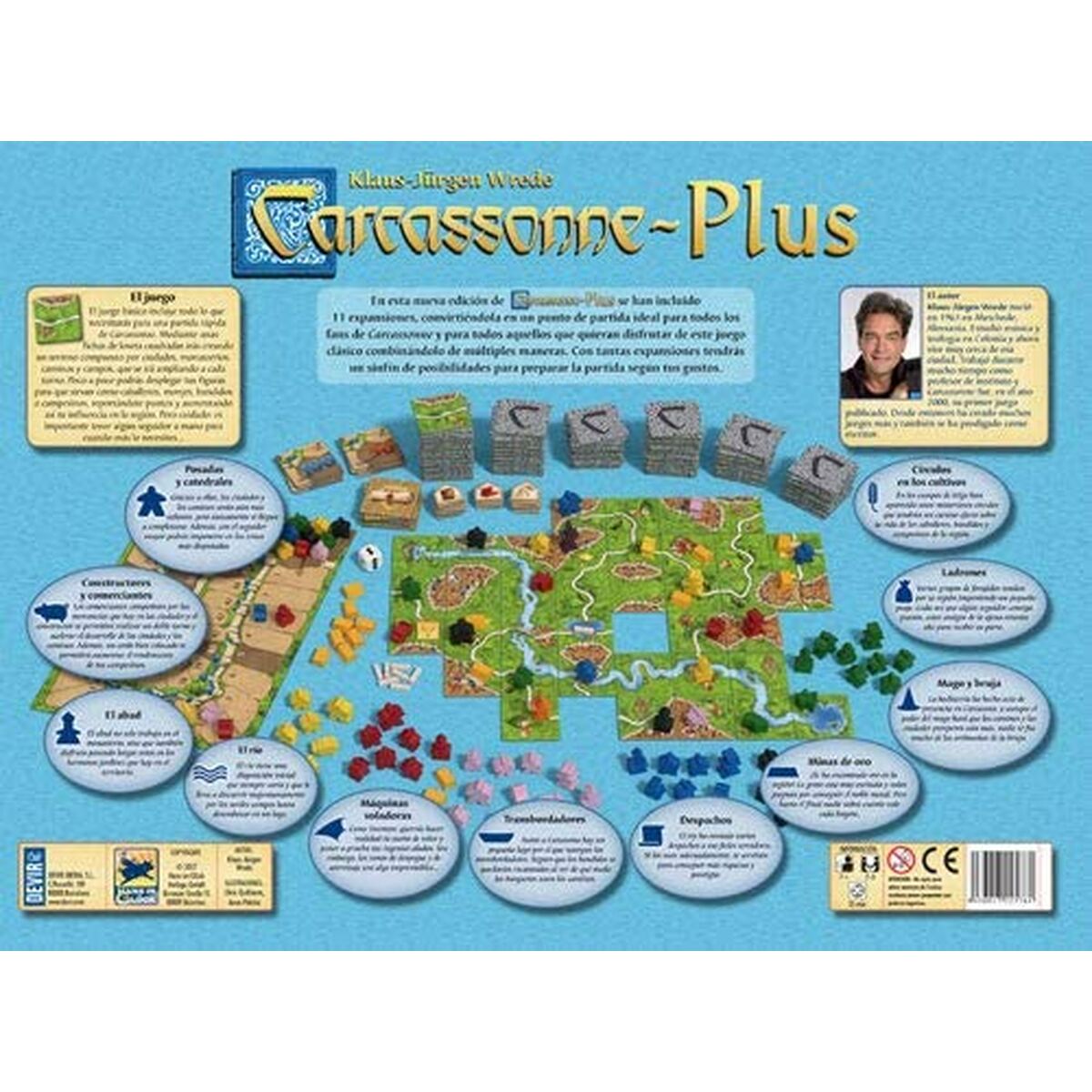 Gioco da Tavolo Devir CARCASSO + BASICO & 11 EXPAN